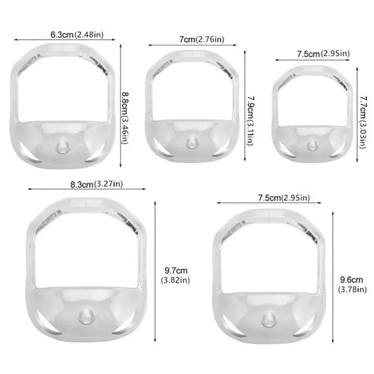 WaxWax Beard Shaping Template – Set of 5 Sizes
