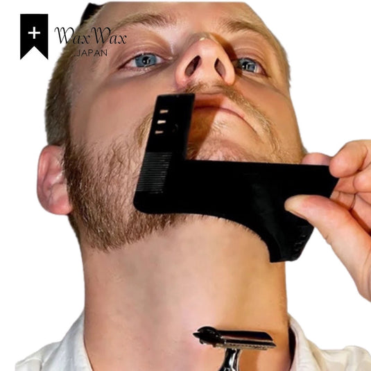 WaxWax Beard Shaping Template – Black