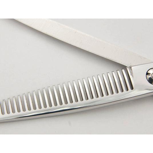 DEEDS GSZ630IV Thinning Scissors, 30-tooth V-Groove (6.0 inches, approximately 30% thinning rate)