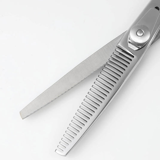 DEEDS XXB630I Thinning Scissors, 30-tooth, Flat Blade (6.0 inches, approximately 15% thinning rate)