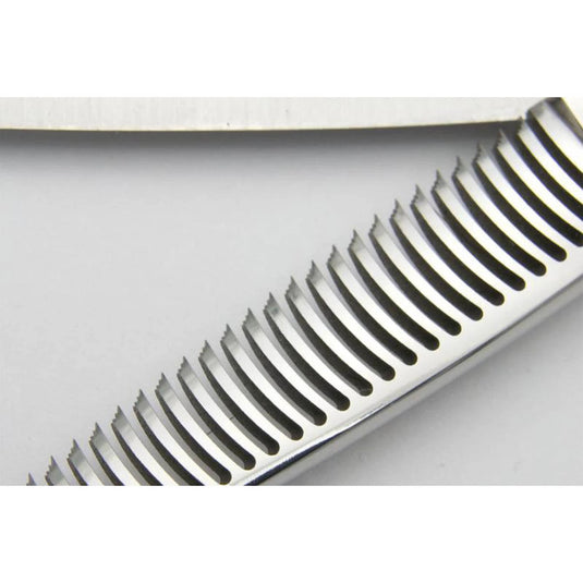 DEEDS GDZV630CCT Cobalt Thinning Scissors, 30-tooth, 3-stage Blade (6.0 inches, approximately 35% thinning rate)