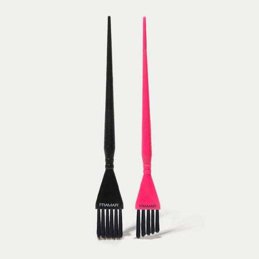 2-Piece Balayage Brush Set (Black &amp; Pink)