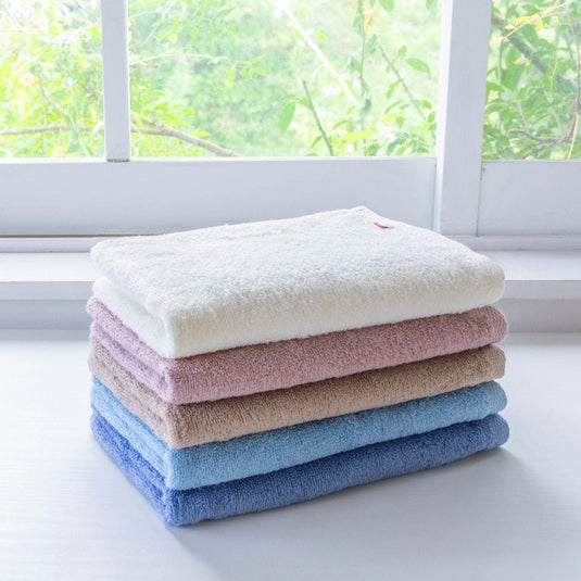 Imabari Towels: Quick-Drying Slim Bath Towel, 34 x 110 cm (Gauze & Pile) [Available in 5 Colors]