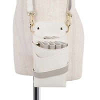 Ivory (grained) with gold hardware no.400