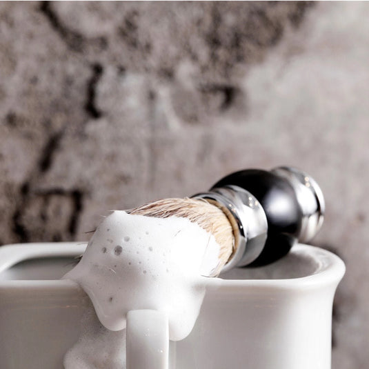 Pro Shaving Brush BG01 (Premium Natural Hair – Badger, Horse &amp; Goat)