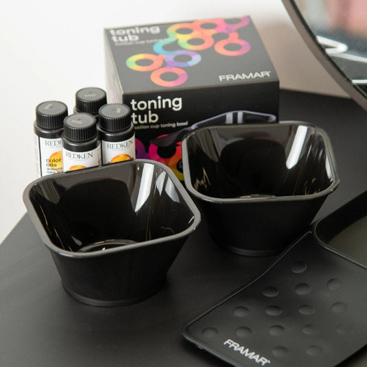 Toning Tab – Suction Cup Holder with 2 Mixing Cups