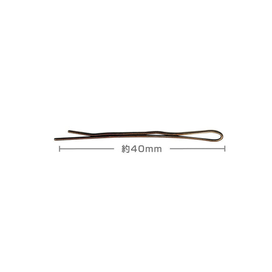 N.B.A.A. Small Hair Pins Dark Brown 160 g (NB-P02)