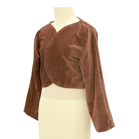 Velvet Salon Bolero (Brown)