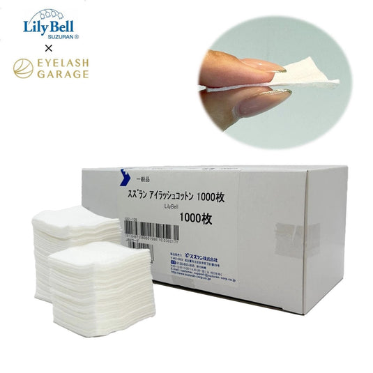 [Lilybell Suzuran] Eyelash Cotton Compressed Type (1000 Sheets)
