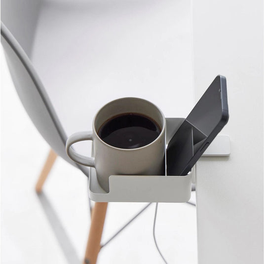 Table-Side Smartphone and Cup Holder Tower Drink Holder