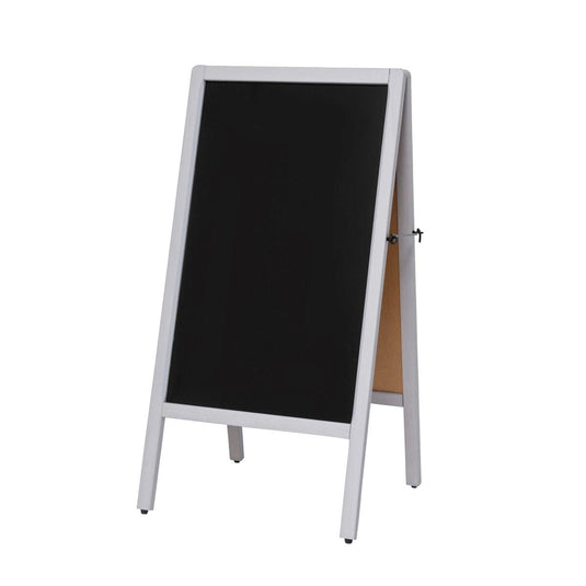 A-Frame Double-Sided Signboard Grey (L) (Magnetic, Marker Type)
