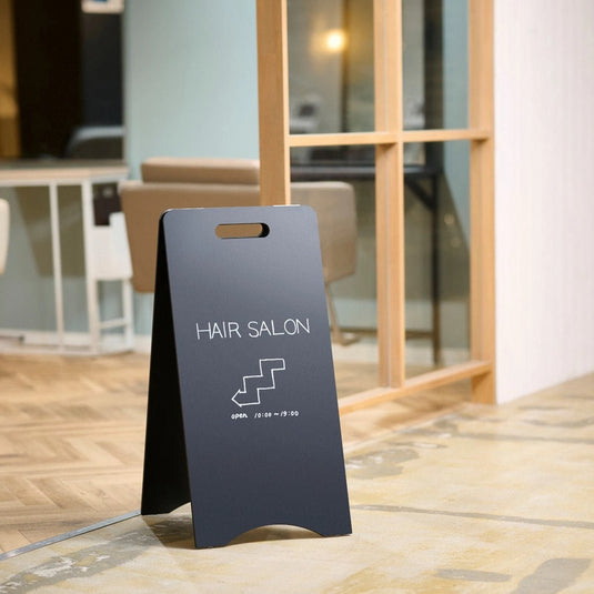 Simple Double-Sided A-Frame Signboard (Non-Magnetic, Marker and Chalk Type)