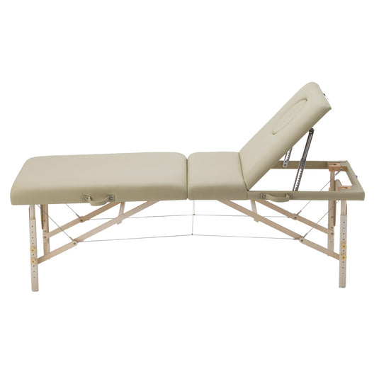 High Class Memory Foam Wooden Folding Reclining Bed 009SDX (2 color options)