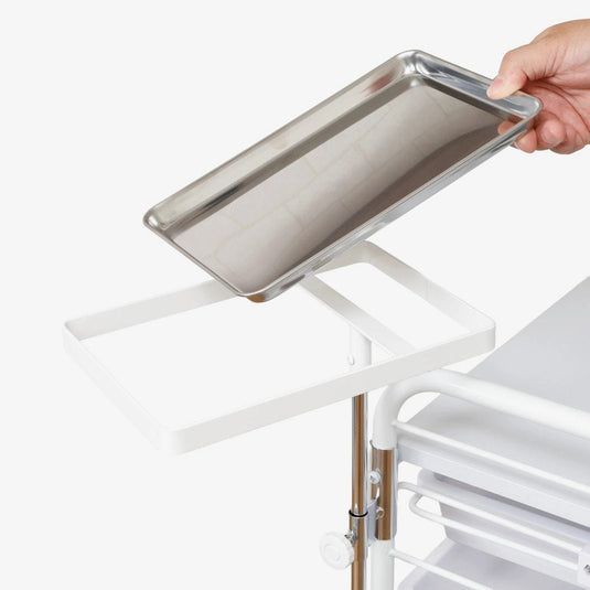 Stainless Steel Arm Tray for Trolleys - Made in Japan