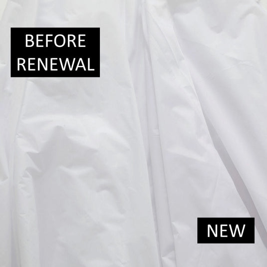 BIG Waterproof & Antistatic Cutting Cape with Sleeves - White