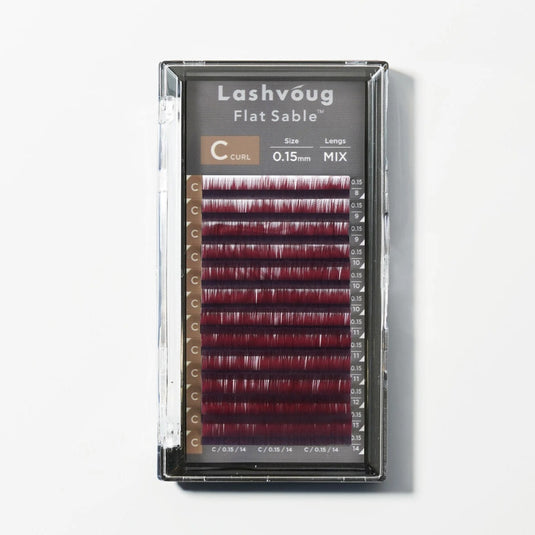 Lashvoug Flat Sable Burgundy