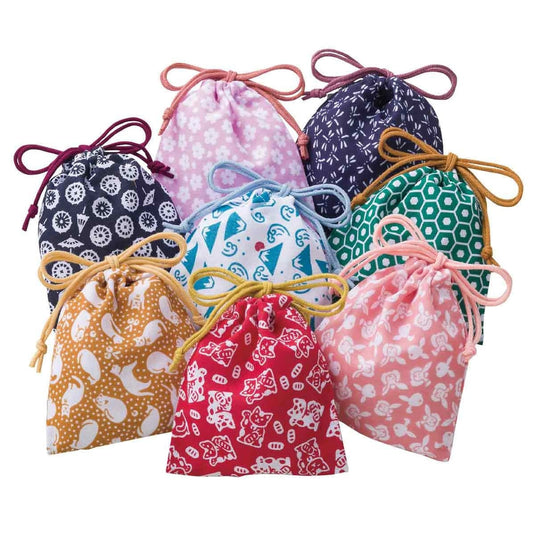 Novelty Komon Drawstring Pouches - 80 Pieces