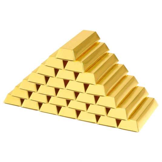 Novelty Gold Bar Tissue Boxes 30W (100 Pieces)