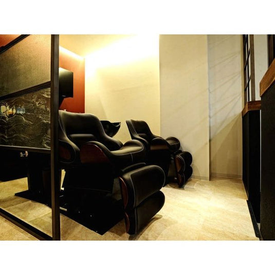 Relaxation Shampoo Unit SPAZIO [DELUXE] Single Lever Type Dark Brown