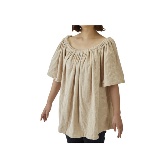 Luxury Pile Facial Gown (rubber closure type) (2 color choices)