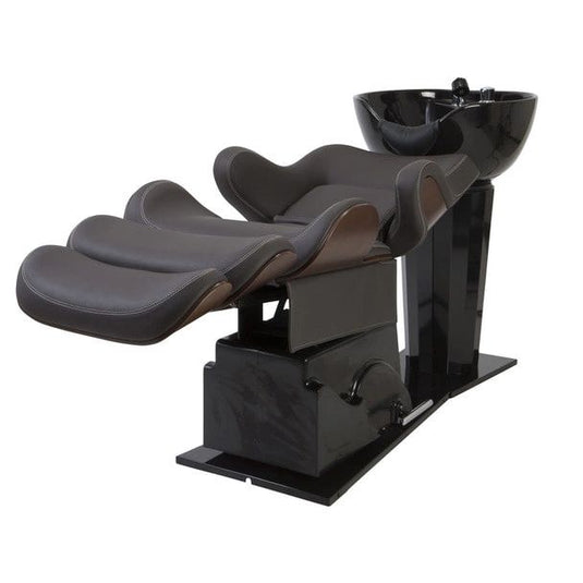 Relaxation Shampoo Unit SPAZIO [DELUXE] Single Lever Type Dark Brown