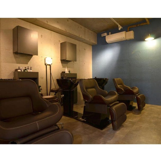 Relaxation Shampoo Unit SPAZIO [DELUXE] Single Lever Type Dark Brown