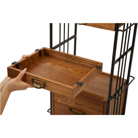 Shabby Chic Line Antique Wooden Wagon DIAN Type Box (2 color choices)