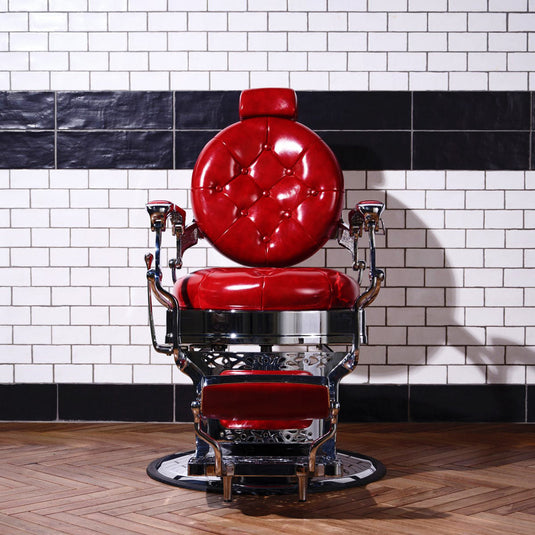 Vintage Red × Silver Frame