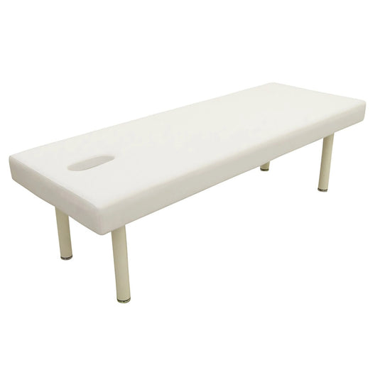[High-Density Urethane] Wide Massage Bed W-5DX (With Face Hole) - White L190 x W70 cm