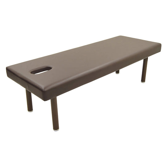 [High-Density Urethane] Wide Massage Bed W-5DX (With Face Hole) - Dark Brown L190 x W70 cm