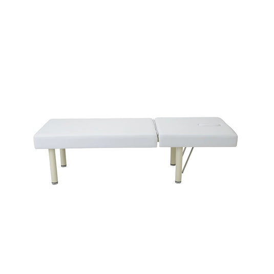 Perforated Reclining Wide Massage Bed W-7 - White L190 x W70 cm