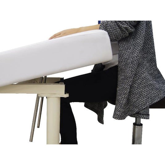 Perforated Reclining Standard Massage Bed W-7 - Dark Brown L190 x W65 cm