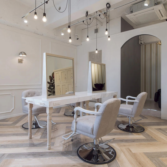 Shabby Chic Styling Chair CHALON (2 colors + 8 base options)