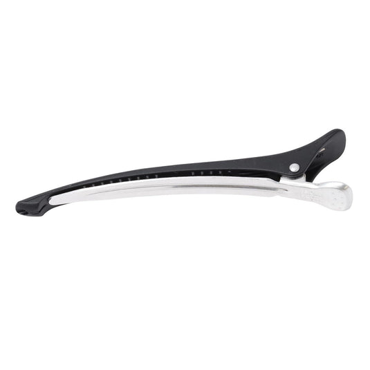 Grippy Hair Clips (Black) – Set of 6