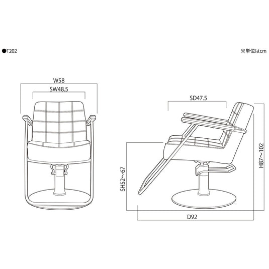 Tough Design Product Styling Chair T202 – Available in 2 Colours & 8 Base Styles