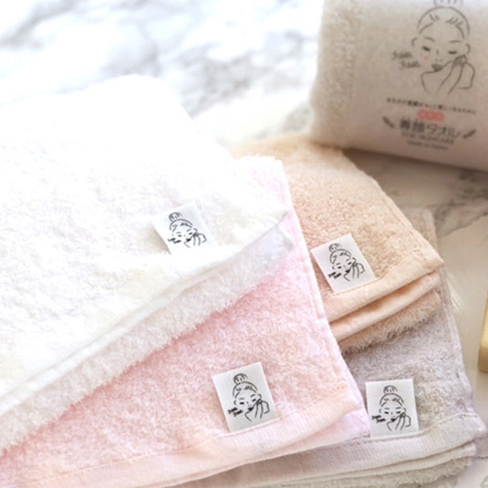 Facial Towel (32 x 60 cm) [Recommended by the Japan Atopic Dermatitis Association] [Available in 6 colors]
