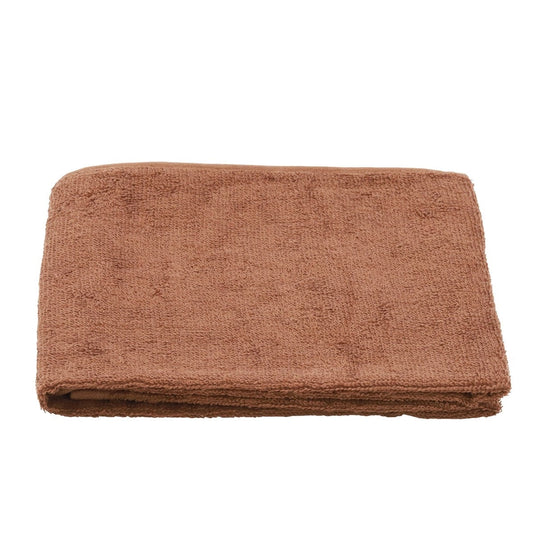 Vat-Dyed Hair Color Towel for Bleach Use, 12 Pieces, Dark Brown