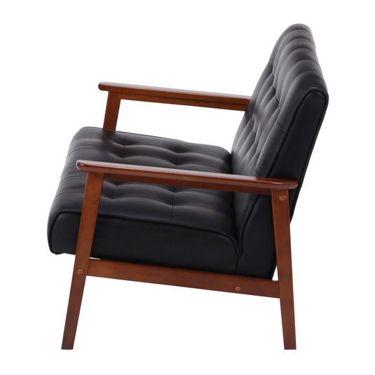 Friends Bi-Cast PU Sofa DBR 2-Seater (71157)