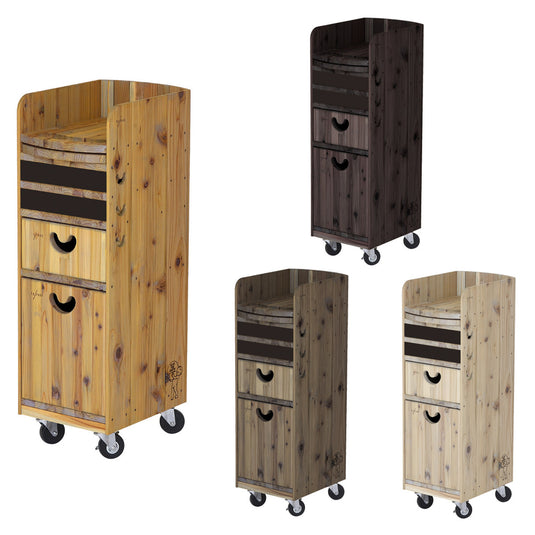 Y.S.PARK Wooden Wagon YS-F21 (Made in Japan) – Available in 10 Colors