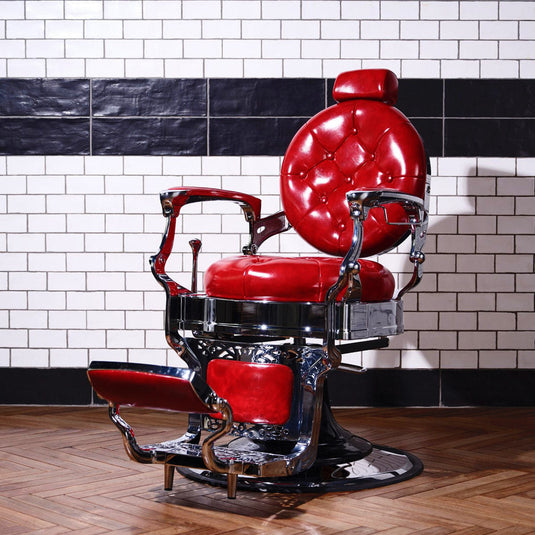 Vintage Red × Silver Frame