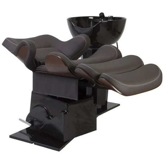 Relaxation Shampoo Unit SPAZIO [DELUXE] Single Lever Type Dark Brown
