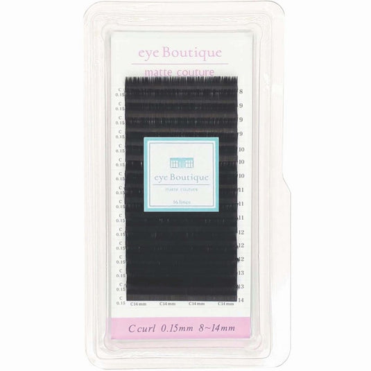 eye Boutique Flat Lash Matte Couture C Curl 0.15 thickness 11MM SINGLE