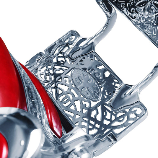 Vintage Red × Silver Frame