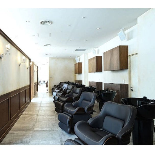 Relaxation Shampoo Unit SPAZIO [DELUXE] Single Lever Type Dark Brown