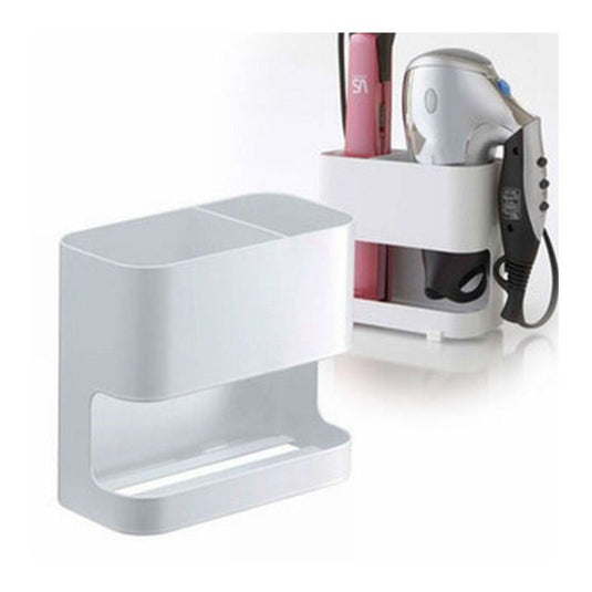 [07593] Hair Dryer & Hair Iron Holder Beautes White
