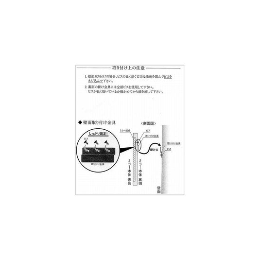 NN1000 Wall Mirror (Made in Japan)