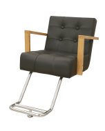 [Vintage] Styling Chair Albero (Top) (HD-A-022) - Matte Black
