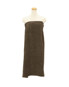Soft Microfiber Esthetic Gown (Dark Brown)