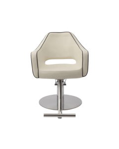 [Cafe Lounge] Styling Chair (HD-026) (Top) - Ivory x Dark Brown