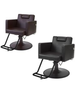 Manual Shampoo Chair HD-059S (HD-B-059) (Top) - Dark Brown